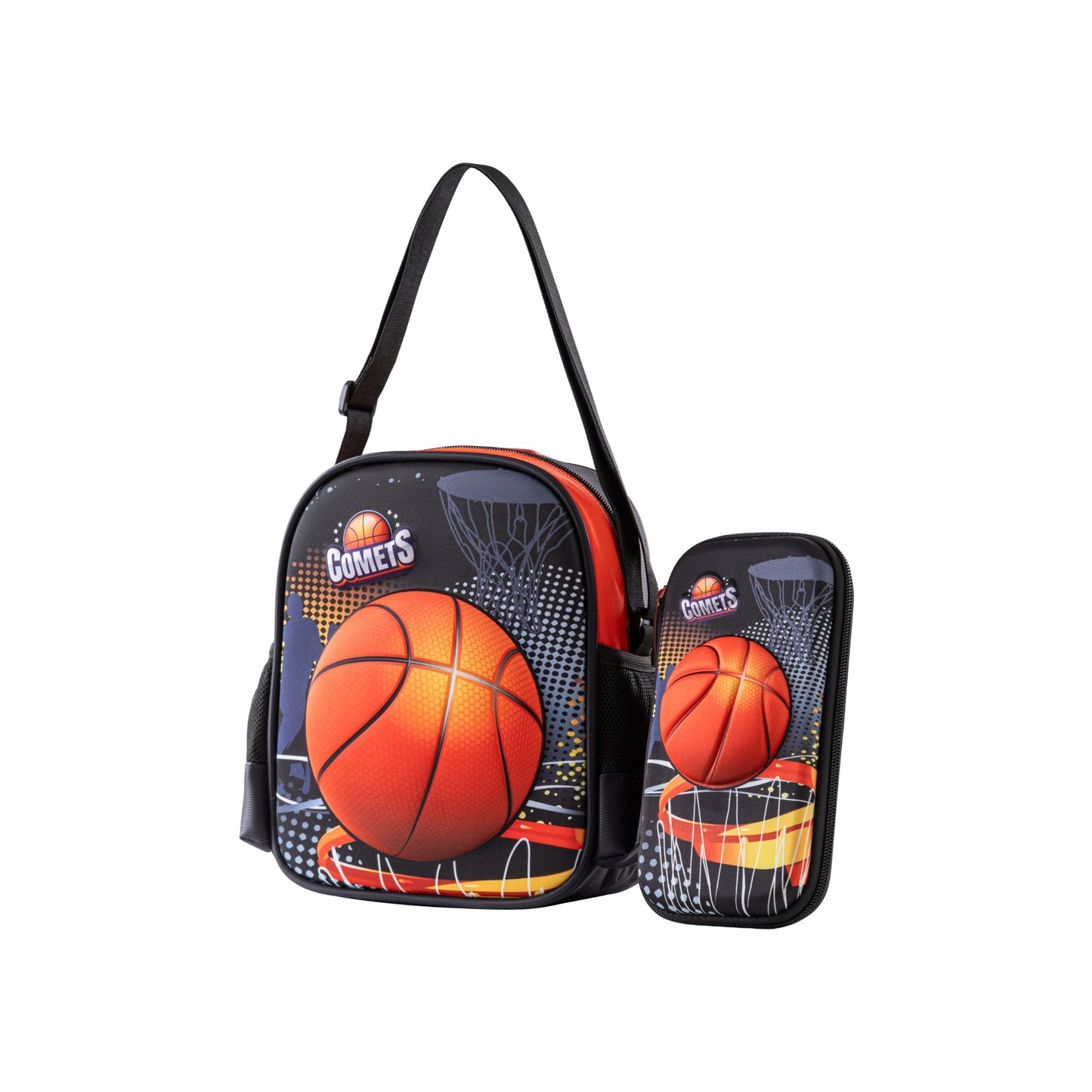 C25- Basketball pencil case & launch bag