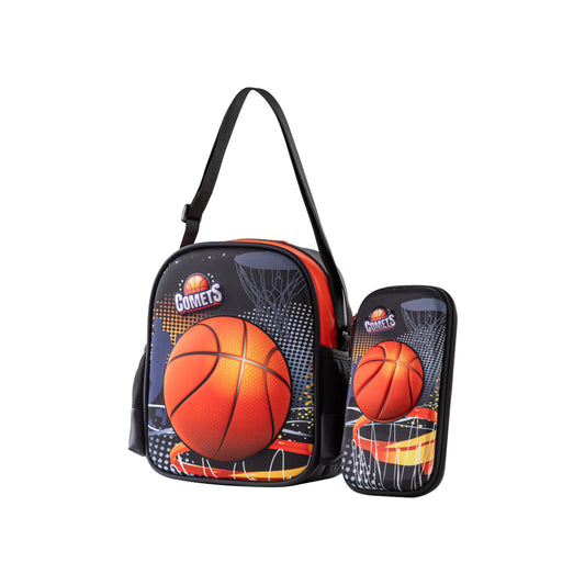 C25- Basketball pencil case & launch bag