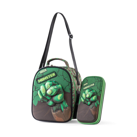 Monster pencil case & launch bag