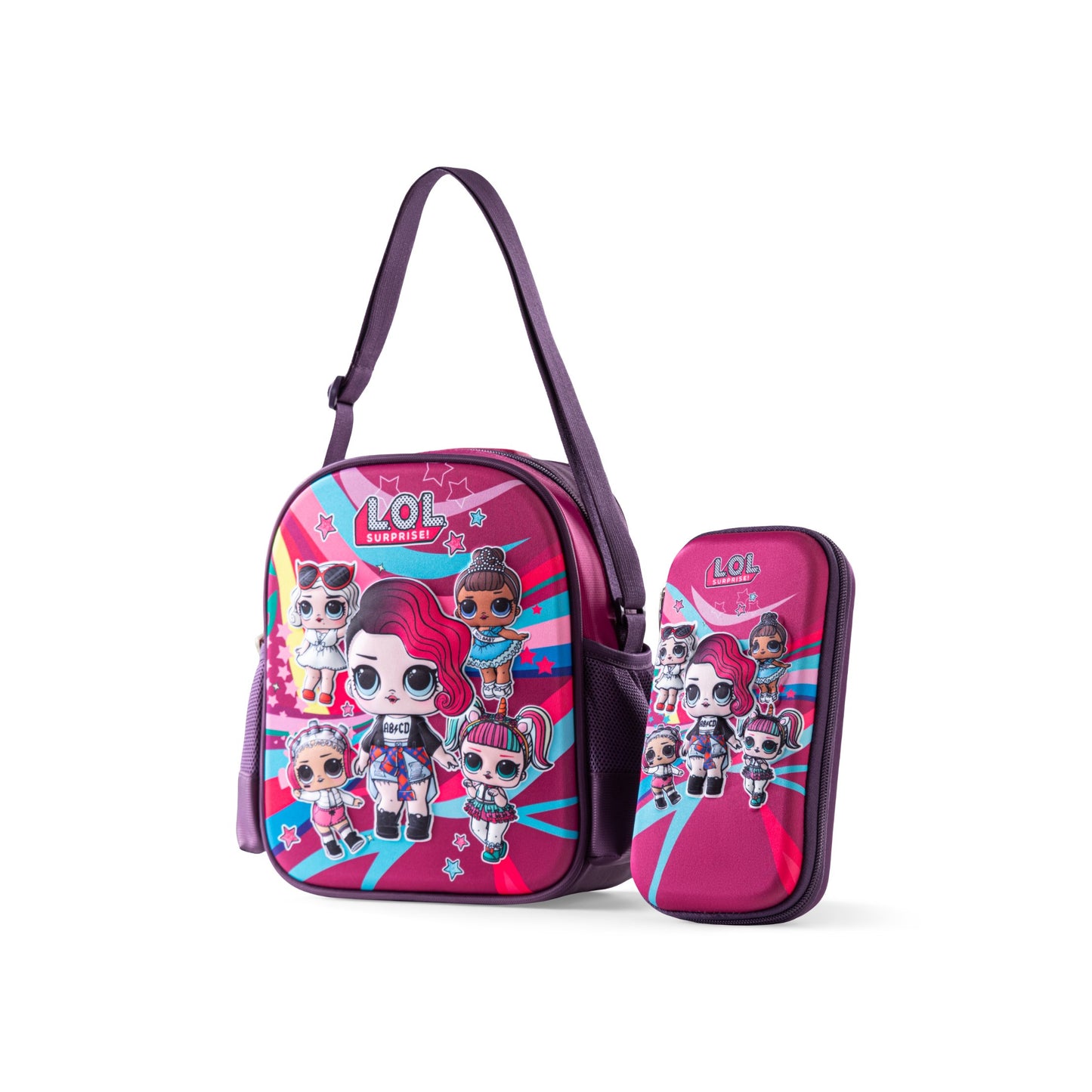 C25- LOL Surprise Rasberry pencil case & launch bag