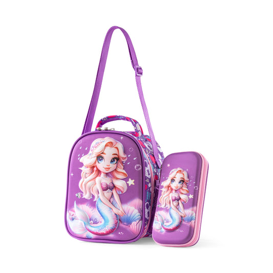 Mermaid pencil case & launch bag